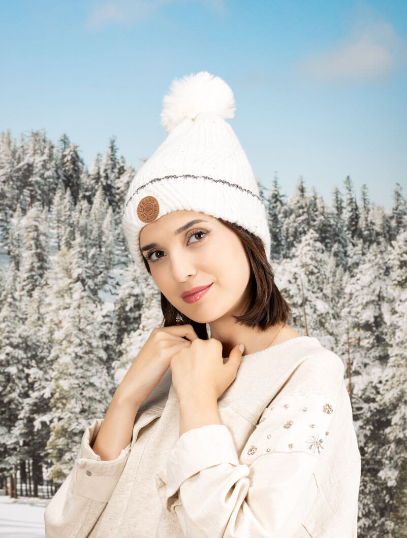 Bonnet à pompon